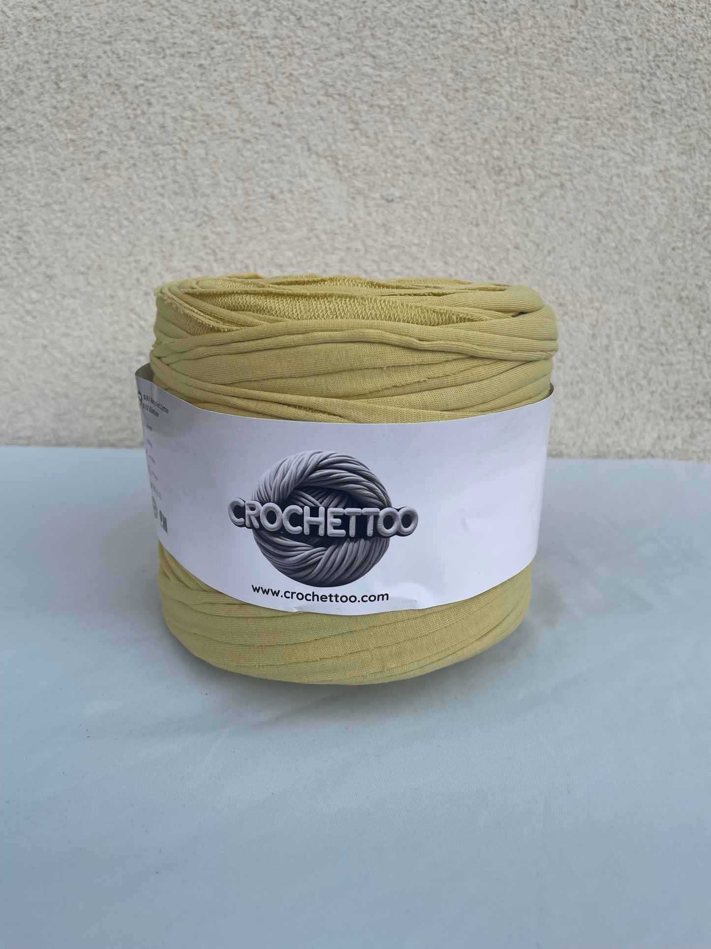T-shirt yarn Jaune Moutarde