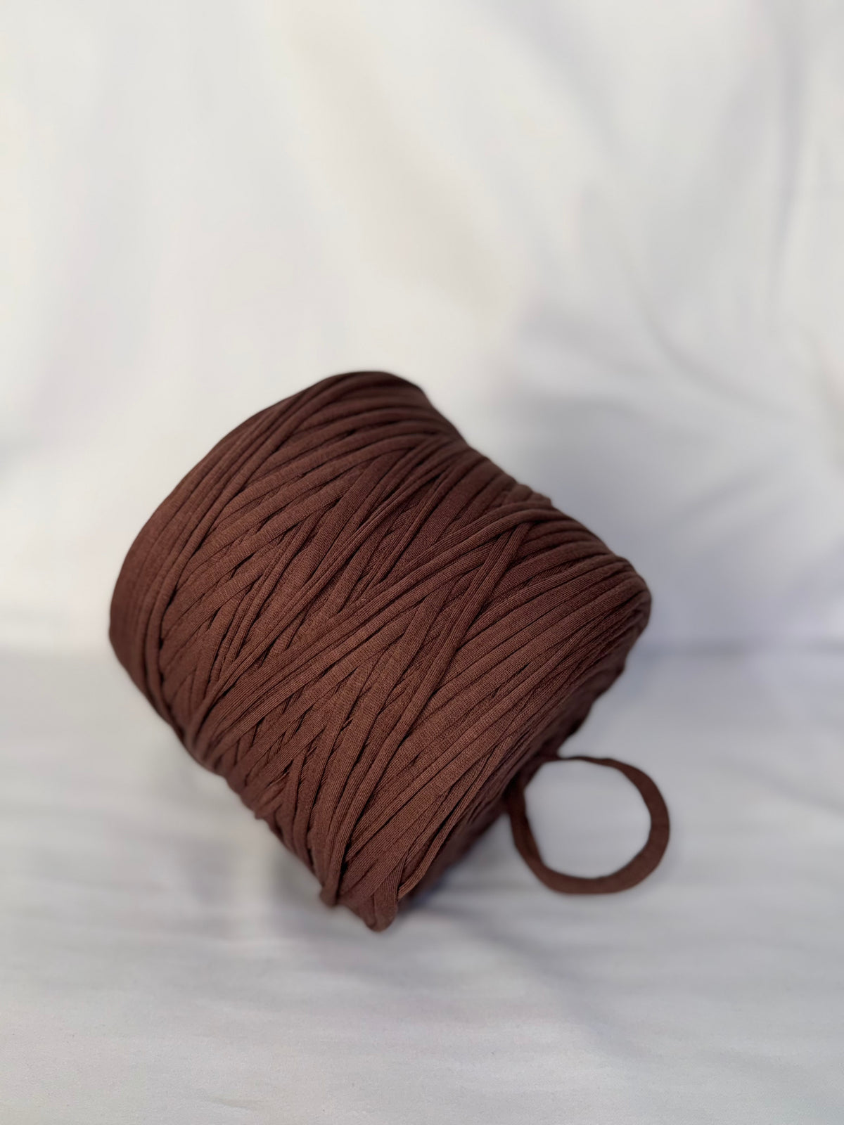 T-shirt yarn Marron Noisette