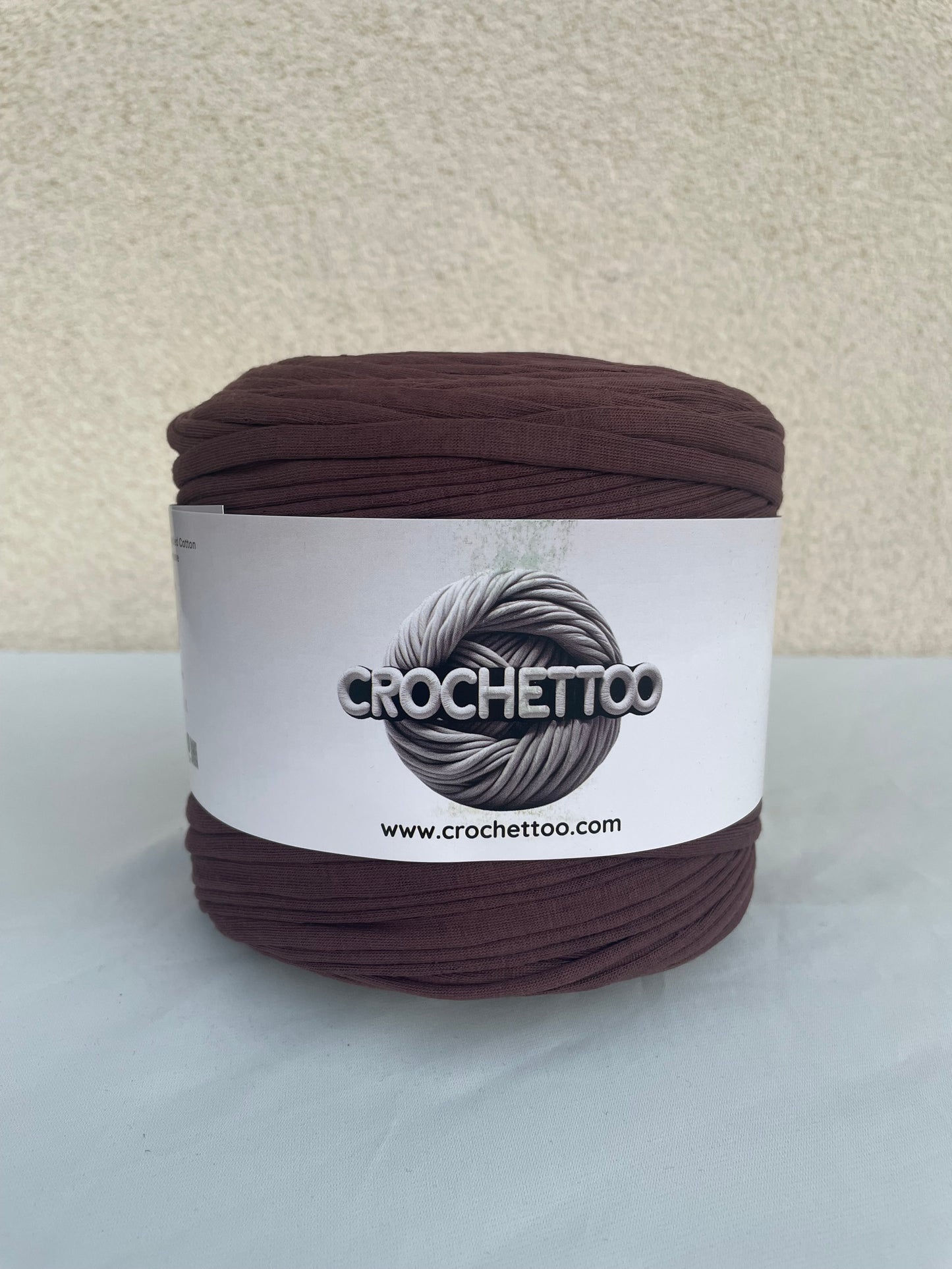 T-shirt yarn Marron Chocolat