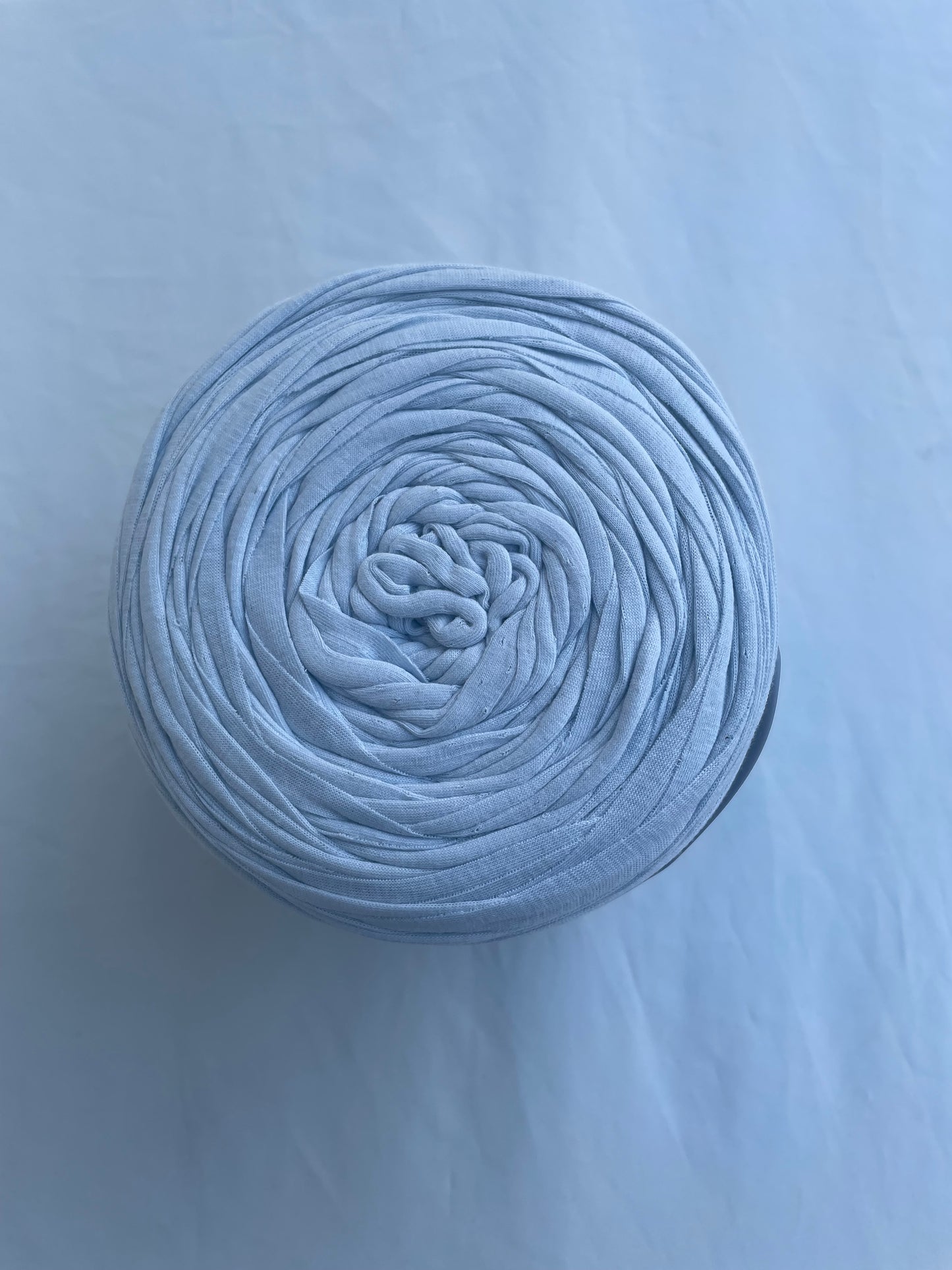 T-shirt yarn Bleu Dragée