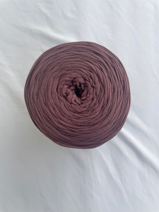 T-shirt yarn Marron Chocolat