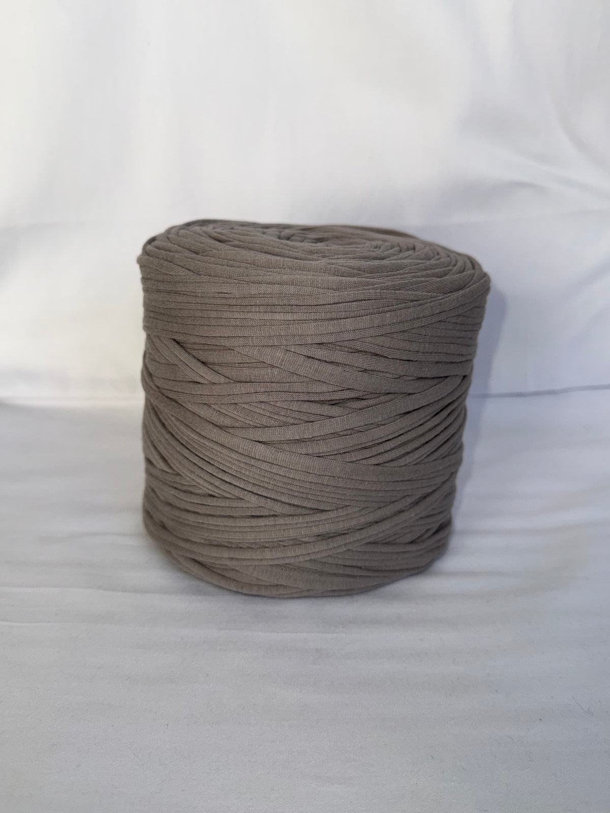 T-shirt yarn Marron Sépia