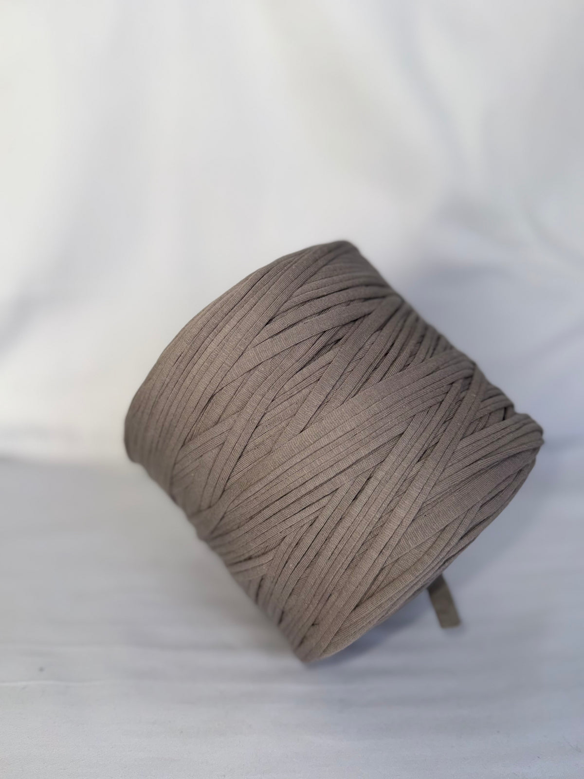 T-shirt yarn Marron Sépia