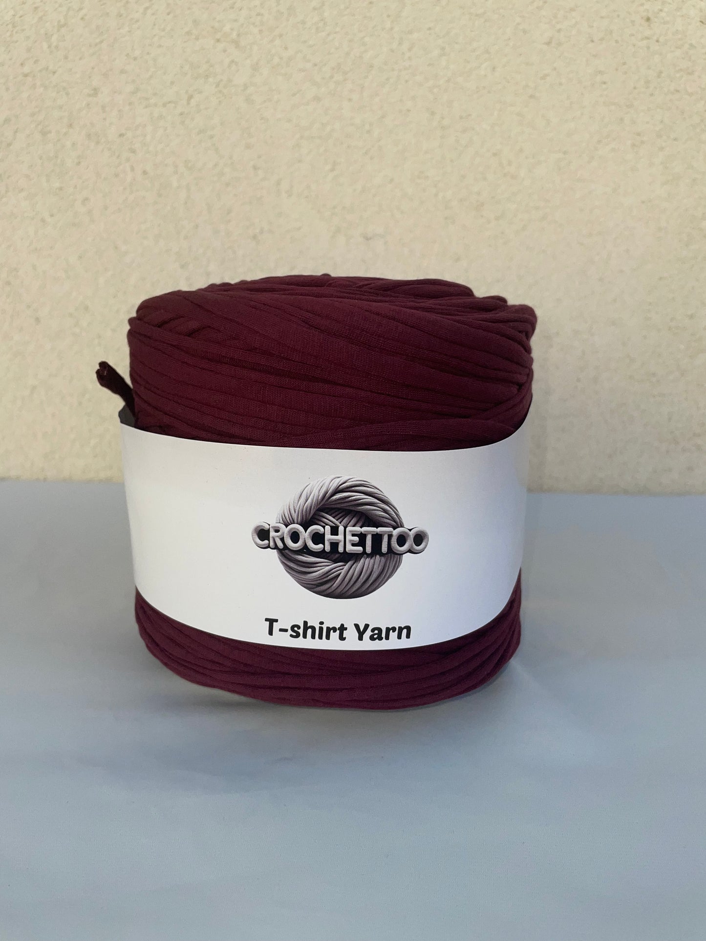 T-shirt yarn Grenat