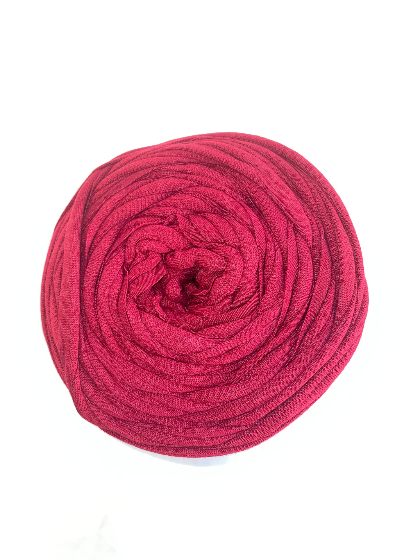 T-shirt yarn Rouge Bordeaux