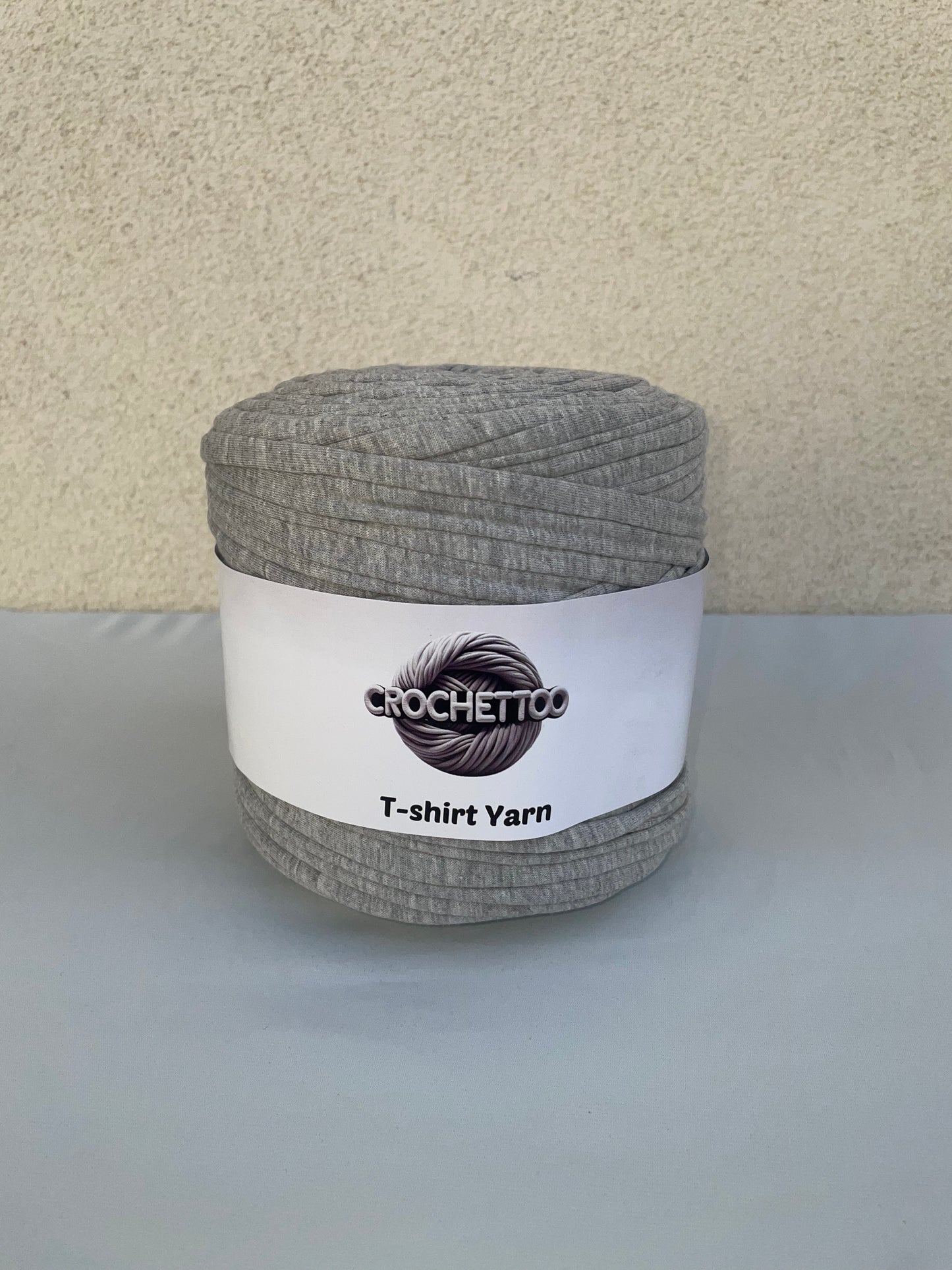 T-shirt yarn Gris argent