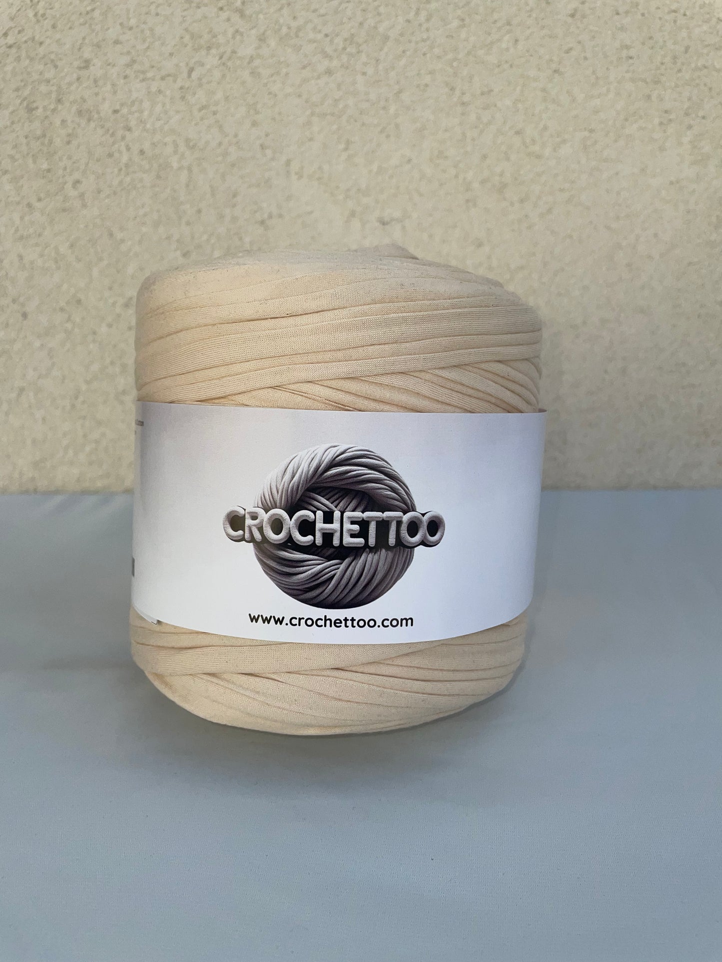 T-shirt yarn Coquille d'oeuf