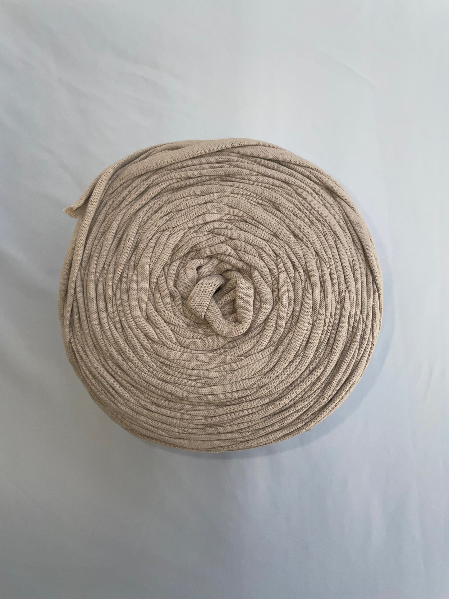 T-shirt yarn Beige Foncé