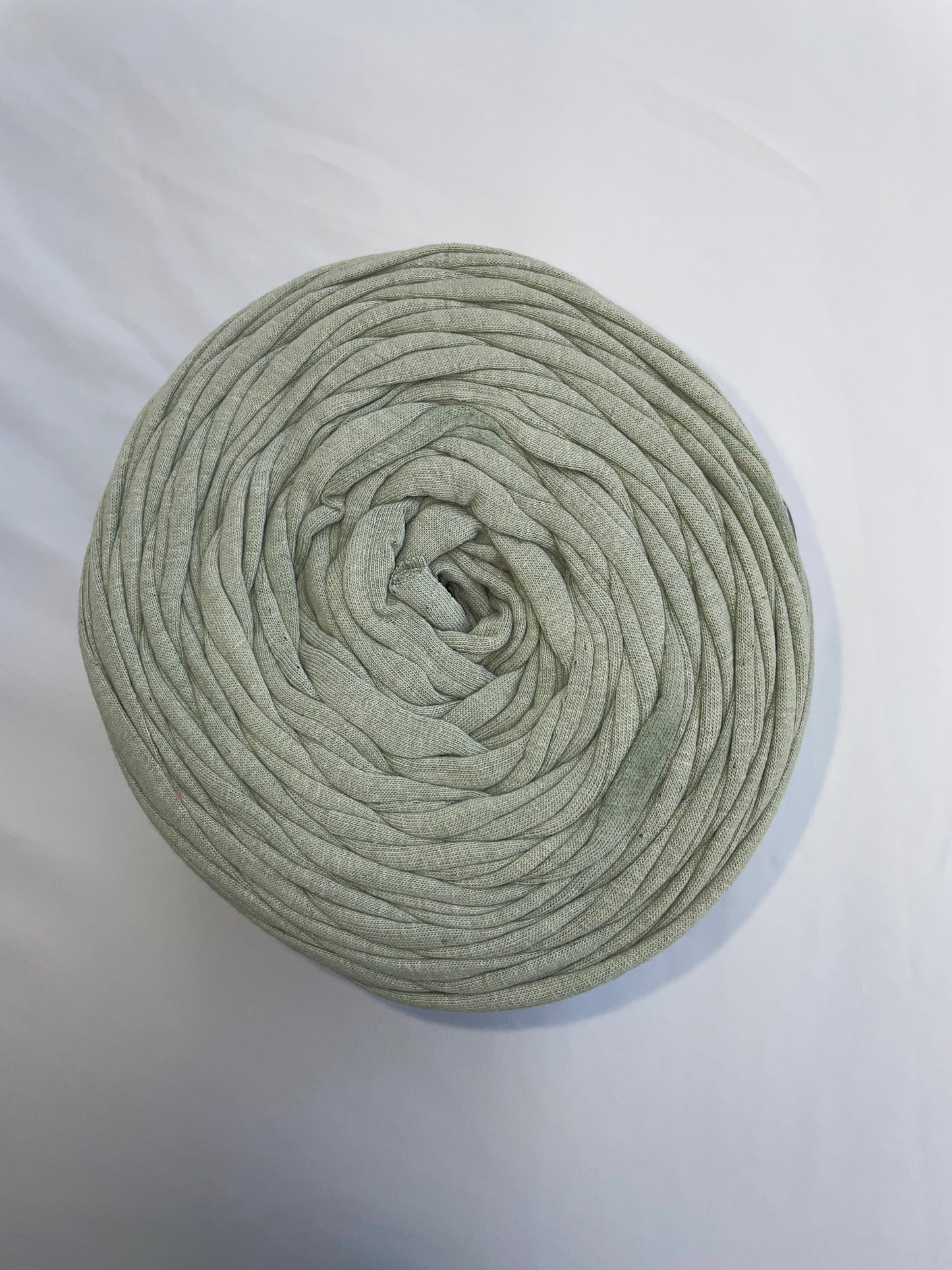 T-shirt yarn Vert Lichen