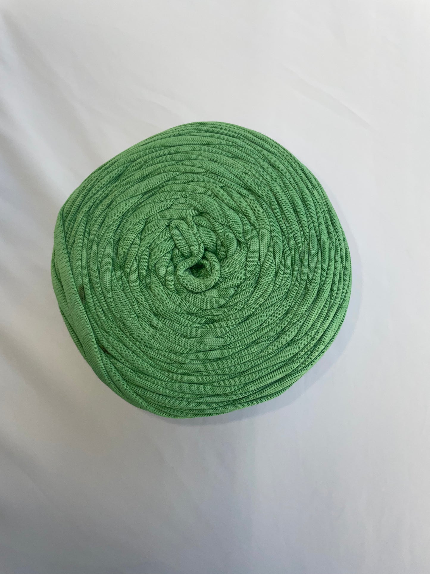 T-shirt yarn Vert Poireau