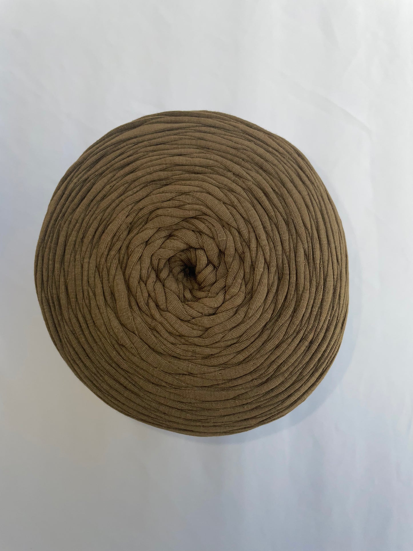 T-shirt yarn Vert Marron