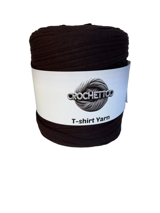 T-shirt yarn Marron
