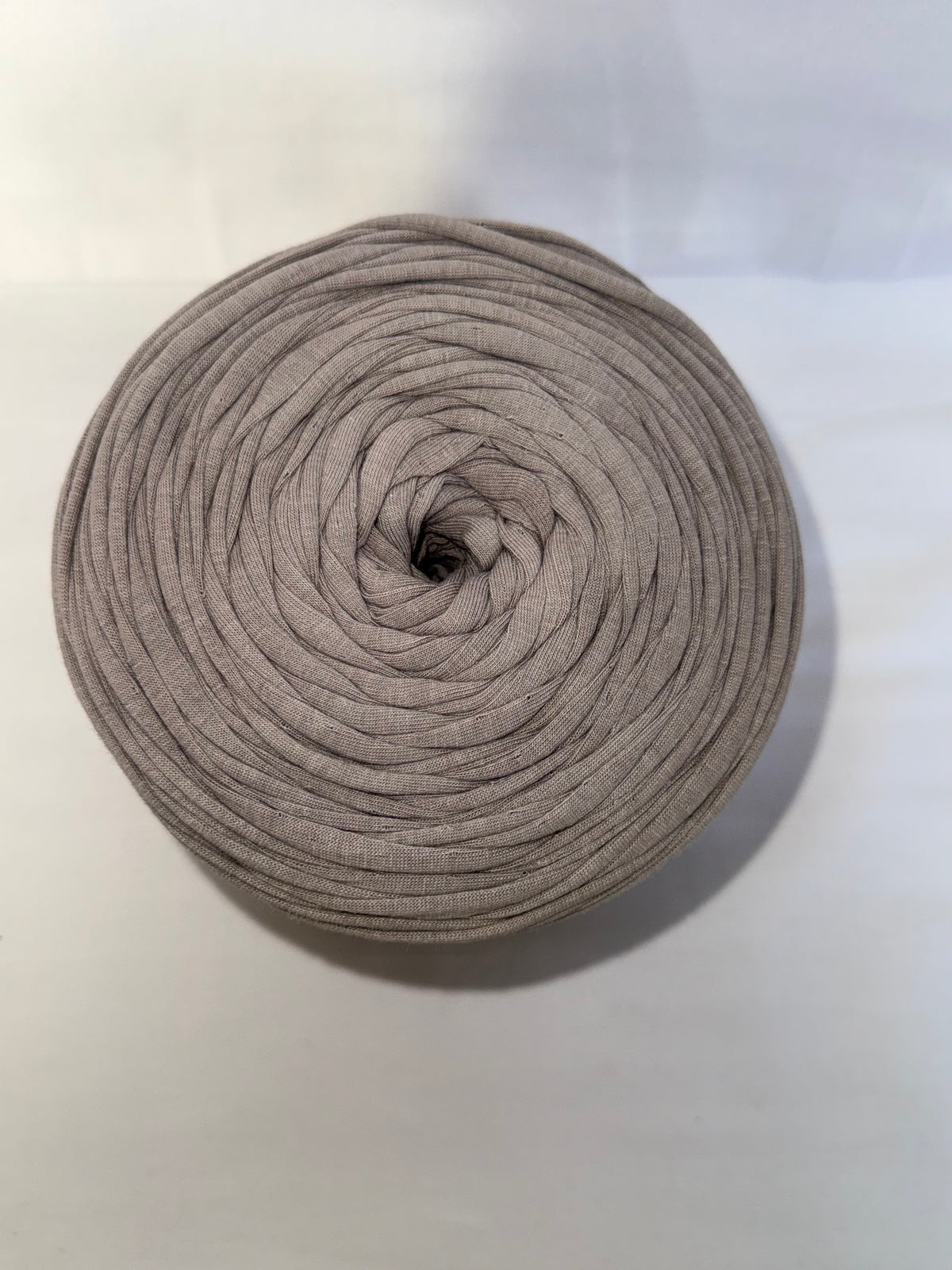 T-shirt yarn Marron Sépia