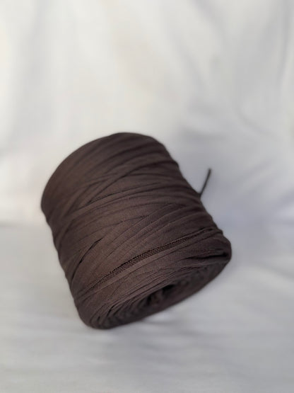T-shirt yarn Marron