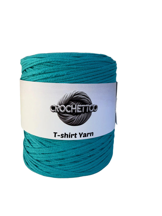 T-shirt yarn Bleu Mers du Sud