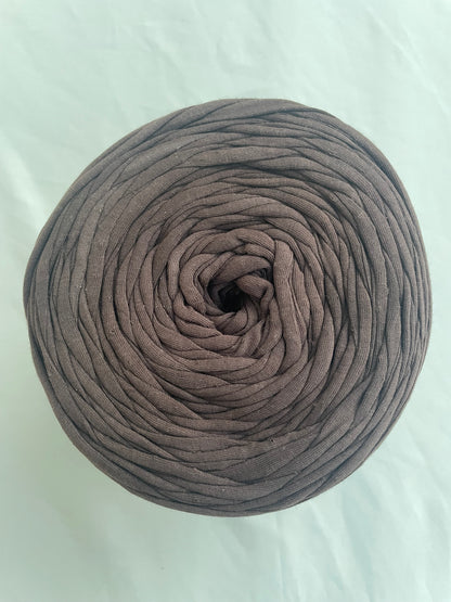 T-shirt yarn Marron