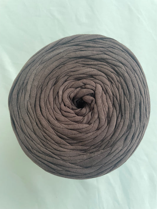 T-shirt yarn Marron