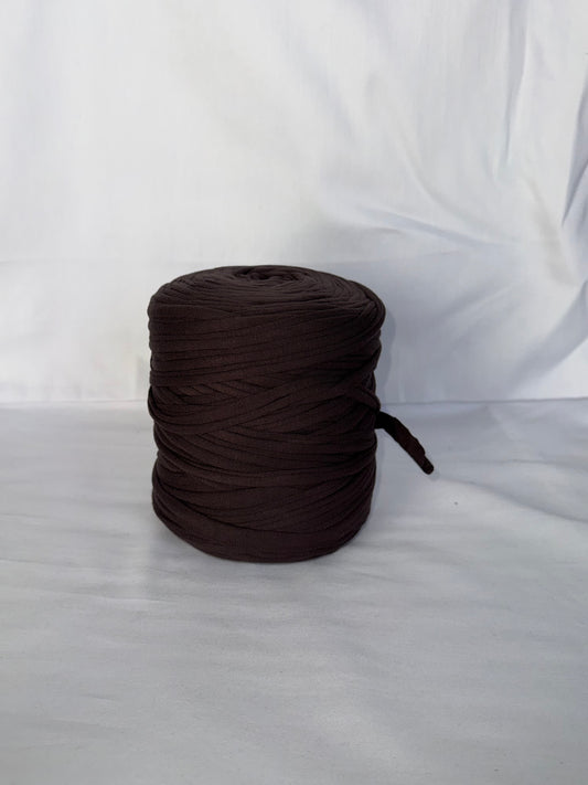 T-shirt yarn Marron Foncé