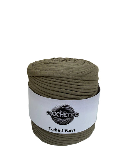 T-shirt yarn Vert Rouillé