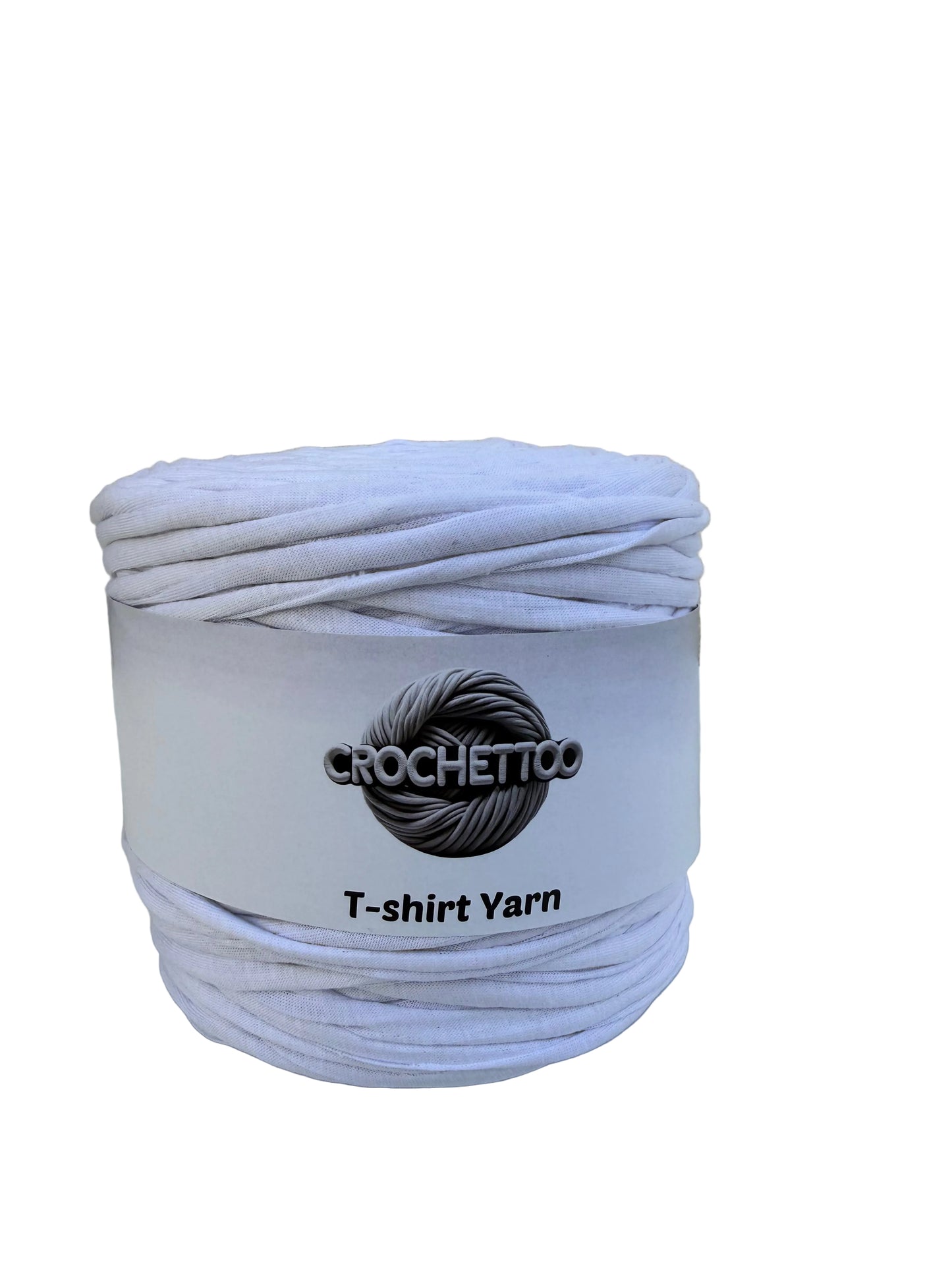 T-shirt yarn Blanc-bleu