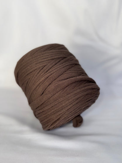 T-shirt yarn Marron Chocolat