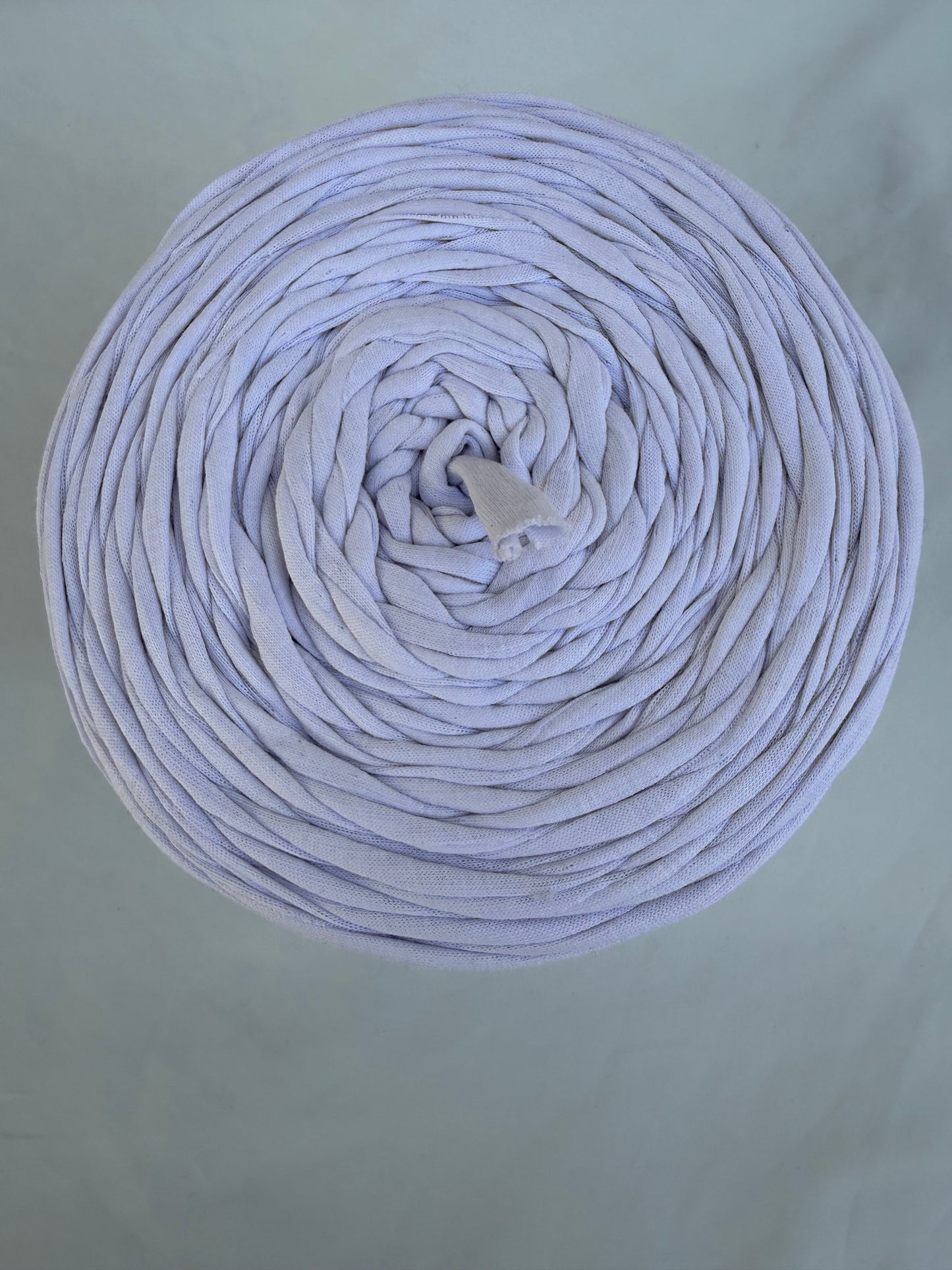 T-shirt yarn Blanc-bleu