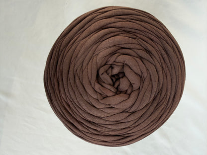 T-shirt yarn Marron