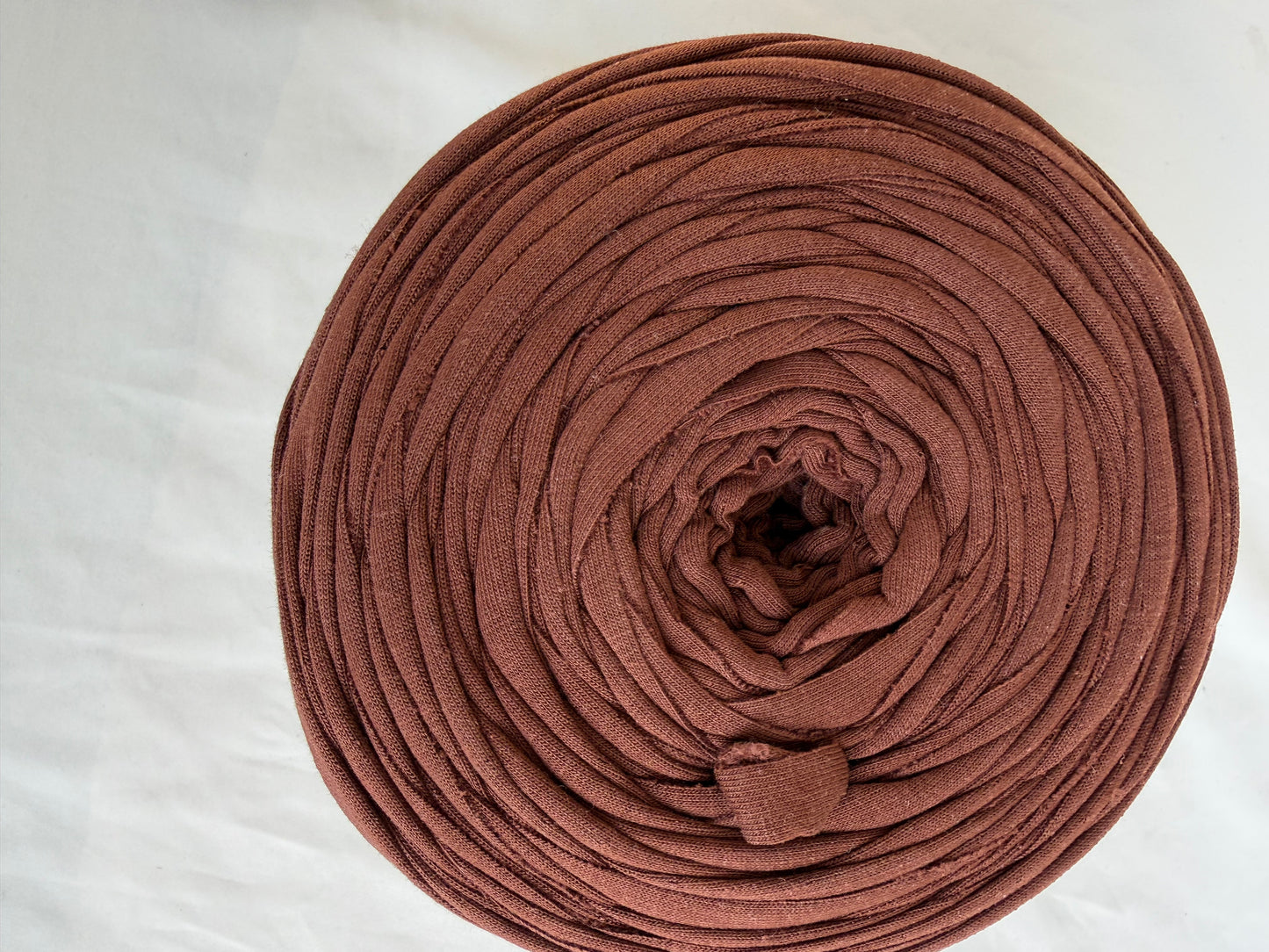 T-shirt yarn Marron Noisette