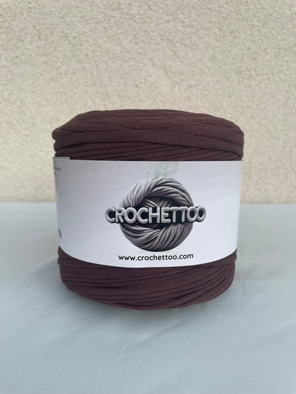 T-shirt yarn Marron Chocolat