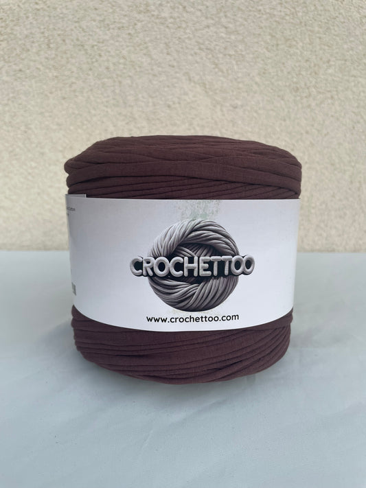 T-shirt yarn Marron Chocolat