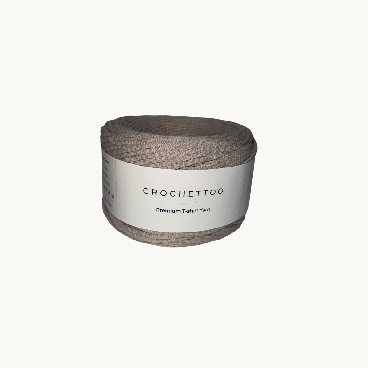 Premium T-shirt Yarn - Beige Clair
