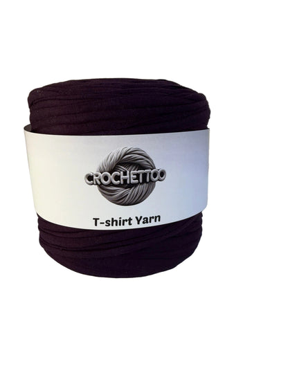 T-shirt yarn Violet Aubergine