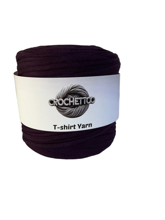 T-shirt yarn Violet Aubergine