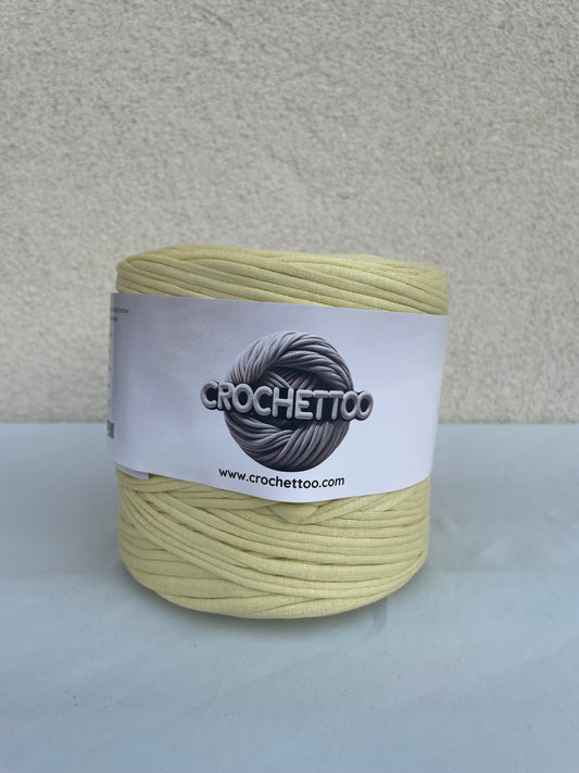T-shirt yarn Jaune Poussin