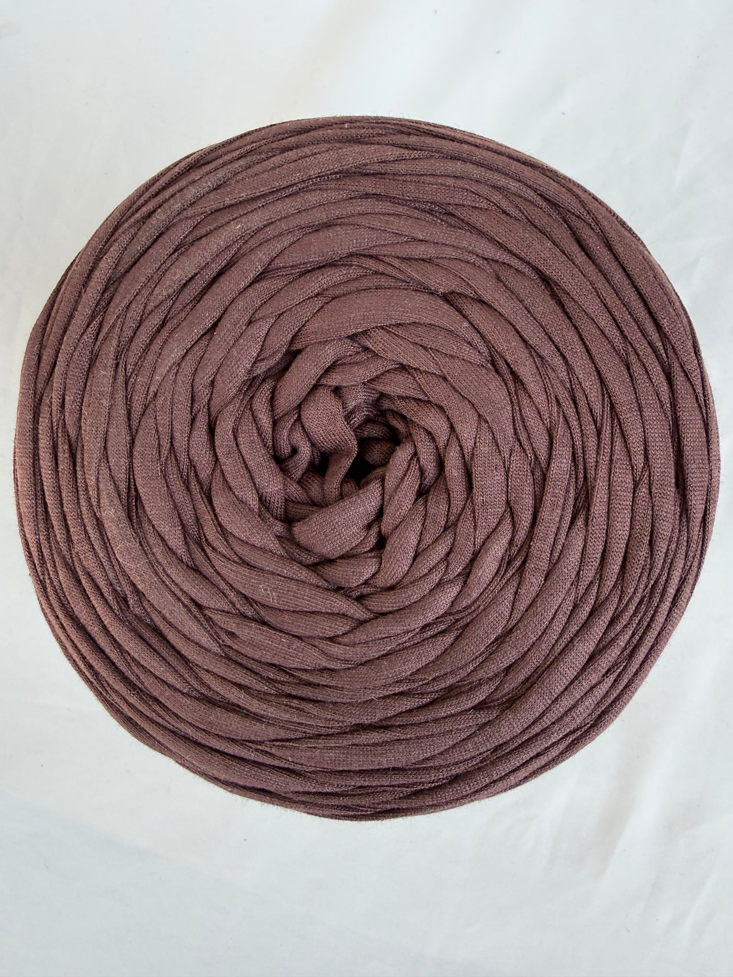 T-shirt yarn Marron Brun
