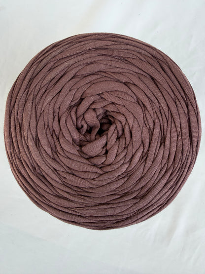 T-shirt yarn Marron Brun