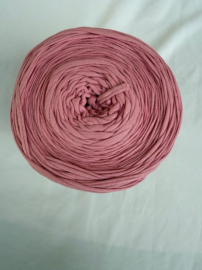 T-shirt yarn Rose Corail