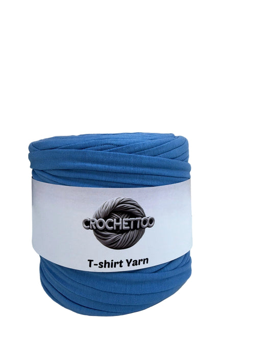 T-shirt yarn Bleu Barbeau