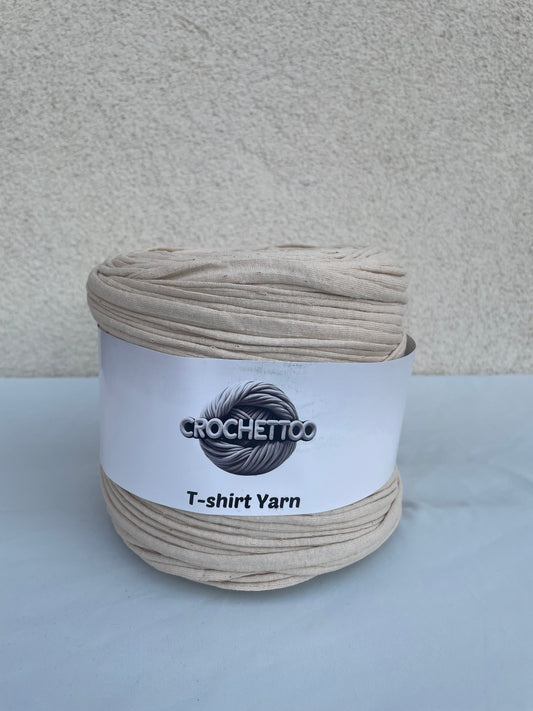T-shirt yarn Blanc de Platine