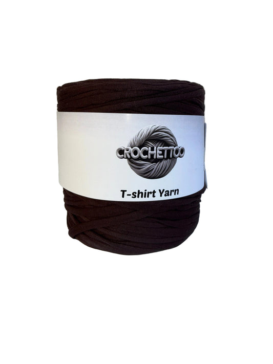 T-shirt yarn Marron Brun