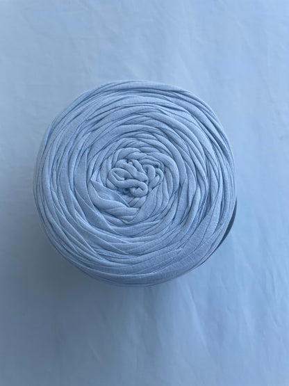 T-shirt yarn Bleu Dragée