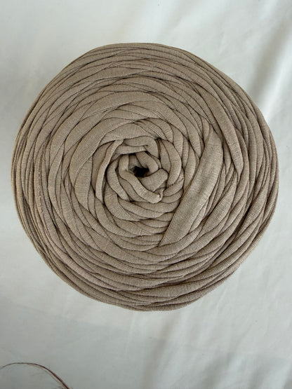 T-shirt yarn Beige Tass