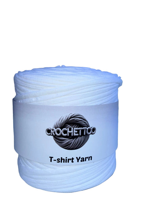 T-shirt yarn Blanc