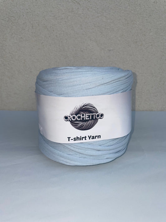 T-shirt yarn Bleu Dragée