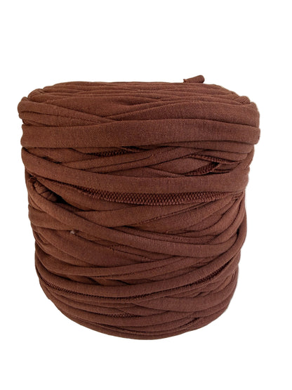 T-shirt yarn Marron Noisette