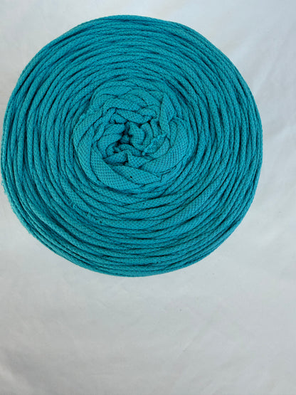 T-shirt yarn Bleu Mers du Sud