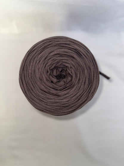 T-shirt yarn Marron