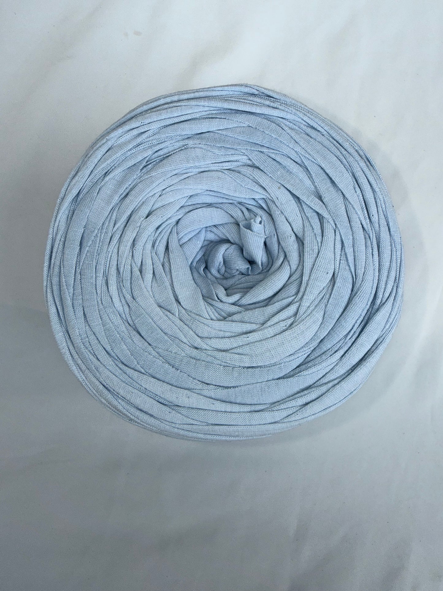 T-shirt yarn Bleu Dragée