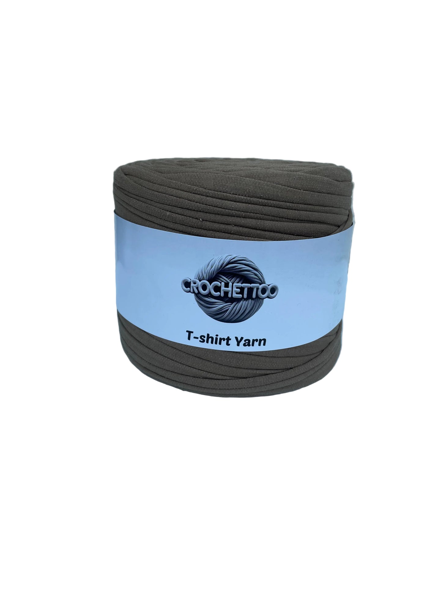 T-shirt yarn Marron Bistre