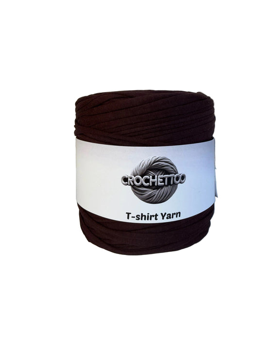 T-shirt yarn Marron Chocolat